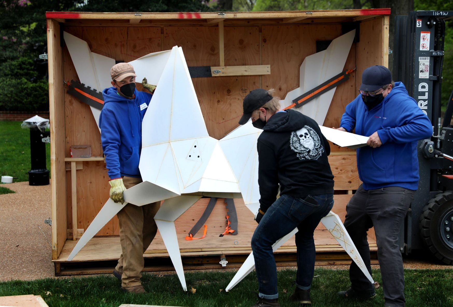 Scenes from Origami in the Garden